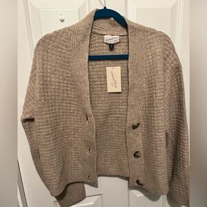 Universal Thread Beige Button-Up Cardigan